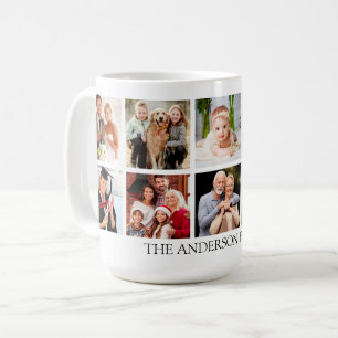 FotoCollage der Familie groß Kaffeetasse
