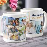 FotoCollage der Familie - Hinzufügen von 7 Fotos u Kaffeetasse<br><div class="desc">Erstellen Sie Ihre eigene Foto-Tasse und fügen Sie Ihren eigenen Text hinzu - perfekt für Wiedersehen oder Fotos. Die Fotovorlage ist für Sie bereit, 7 Ihrer Lieblingsbilder hinzuzufügen, die automatisch in einer zufälligen Zickzack-Bildmontage angezeigt werden. Einige Ihrer Bilder sind gerahmt, andere nicht und sie werden in Landschafts- und Porträtformaten dargestellt....</div>