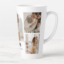 FotoCollage der Produktfamilie - 5 Fotos und benut Milchtasse