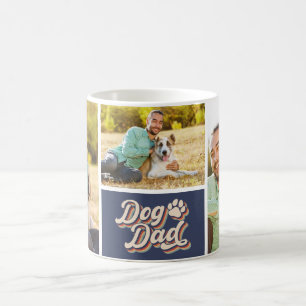 FotoCollage Dog Vater Paw Print Kaffeetasse