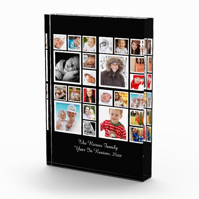 FotoCollage Einzigartig Personalisiert Fotoblock (Rechts)