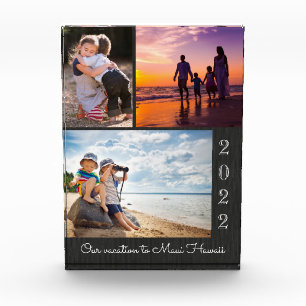 FotoCollage   Familienurlaub Memento Keepake Fotoblock