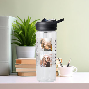 Fotocollage Freundesname Trinkflasche