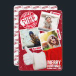 FotoCollage | Funny Thumbs Up Weihnachten<br><div class="desc">Teilen Sie Ihren bestätigten netten Status mit einer hübsch niedlichen Weihnachtsfotokarte mit dem Weihnachtsmann selbst, der Ihren Fotos die Daumen gibt. Es gibt eine riesige Briefmarke der Zustimmung in der oberen verlassen dieser lustigen Drei-Foto-Urlaubskarte. Dieser hat lustige Quips auf den Fotos und eine riesige Santa Hand zeigt seine Zustimmung, sodass...</div>