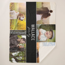 Fotocollage für die Familie individuell einstellba