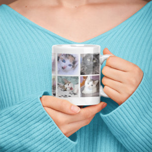 Fotocollage für Haustiere Jumbo-Tasse
