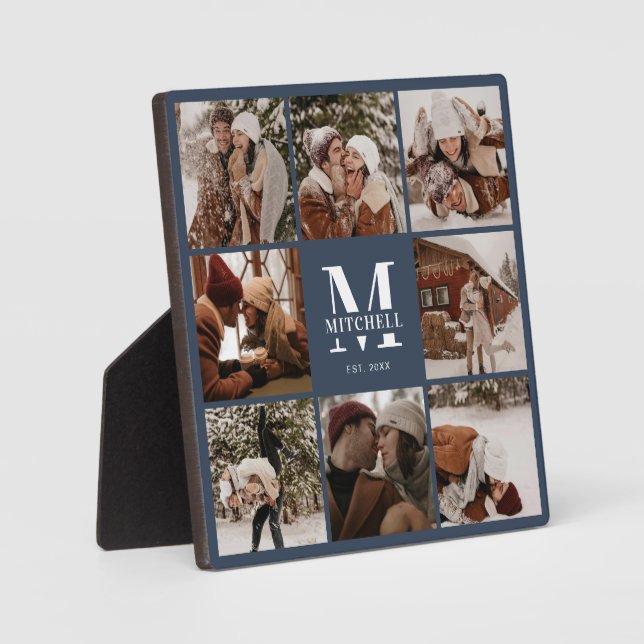 FotoCollage für moderne, benutzerdefinierte Famili Fotoplatte (Vorderseite)