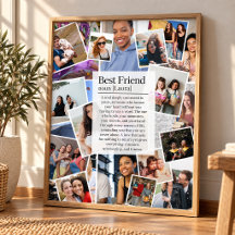 Fotocollage-Geschenk für beste Freundin Definition
