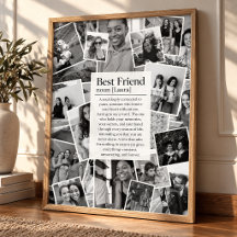 Fotocollage-Geschenk für beste Freundin Definition