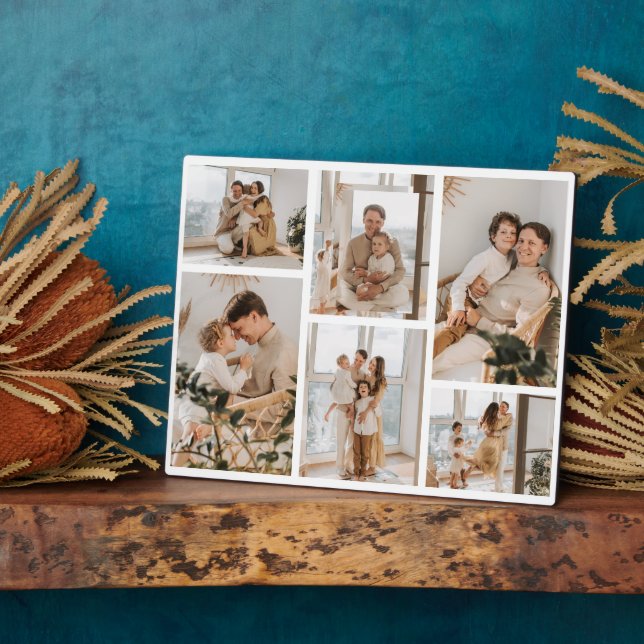 Fotocollage-Ideen für Geschenke erstellen 6 Fotos Fotoplatte (Seite)