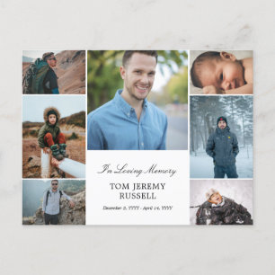 Fotocollage In Liebender Erinnerung Traueranzeige Postkarte