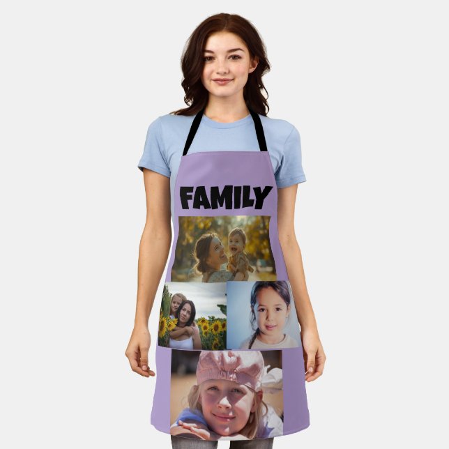 FOTOCOLLAGE INDIVIDUELLE KÜCHENSCHÜRZE FÜR MAMA SCHÜRZE (Getragen)