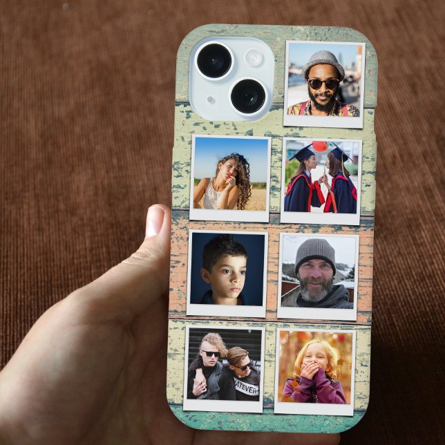 FotoCollage iPhone 15 Hülle (iPhone case with 7 custom photos)