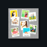 FotoCollage Leinwanddruck<br><div class="desc">Benutzerdefinierte personalisierte Foto gepackte Leinwand mit einer Collage Ihrer quadratischen Instagram Fotos in lustigen Rahmen. Klicken Sie auf Anpassen,  um Fotos zu verschieben,  Schriftart zu bearbeiten oder Ihren eigenen Text hinzuzufügen. Diese Vorlage funktioniert am besten mit Fotos,  die vor dem Hochladen bereits auf Quadrate zugeschnitten sind.</div>