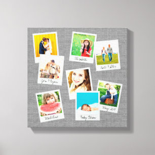 FotoCollage Leinwanddruck
