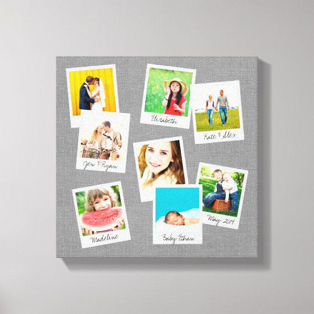 FotoCollage Leinwanddruck (Vorderseite)