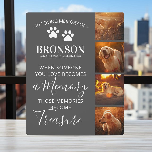 FotoCollage - Memorial Keepake für Haustiere Fotoplatte (Von Creator hochgeladen)