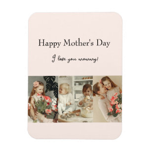 FotoCollage & Message - Personalisiertes Geschenk  Magnet