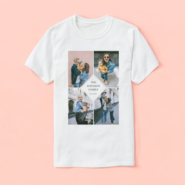 FotoCollage Modern einfach T-Shirt (Von Creator hochgeladen)