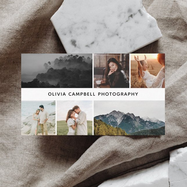 FotoCollage Modern einfach Visitenkarte (Von Creator hochgeladen)