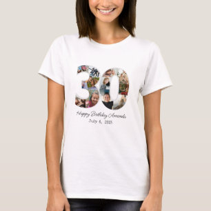 Fotocollage Nummer 30 - 30. Geburtstag T-Shirt