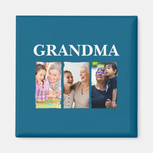 Fotocollage Oma D Familie _1 Magnet