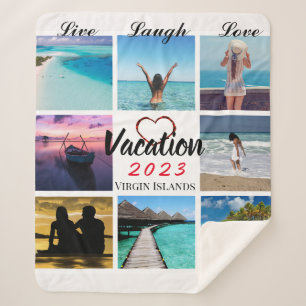 FotoCollage Personalisiert Sherpa Blanket Sherpadecke
