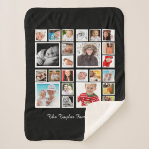 FotoCollage Personalisiert Sherpadecke