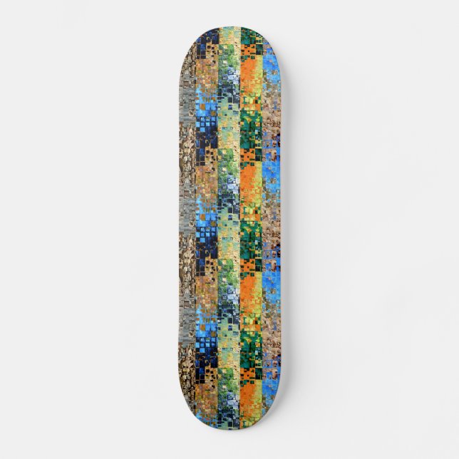 FotoCollage Skateboard (Vorderseite)