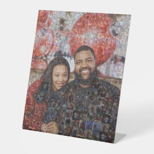 FotoCollage Sockelschild