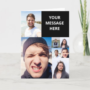 FotoCollage - Stellen Sie Ihr Gesicht auf Karte