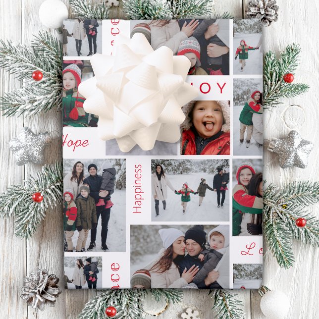 FotoCollage Weihnachten Geschenkpapier Set (Von Creator hochgeladen)