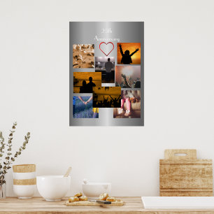 FotoCollage zum 25. Jubiläum Poster