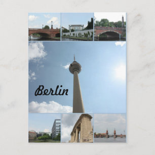 FotoCollage zur Berliner Architektur Postkarte