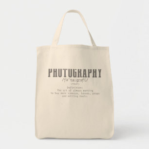 Fotodefinitionswörterbuch Kamera Funny Pho Tragetasche