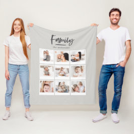 Fotodruck mit mehreren Fotos Fleecedecke