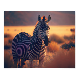 Fotodruck-Zebra Fotodruck