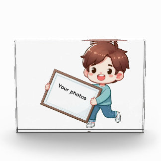 Fotoframe-Design mit Jungen - Heb deinen Moment ho Fotoblock