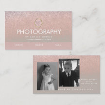 Fotogeschäft Ombre Glitzer Ihr Logo