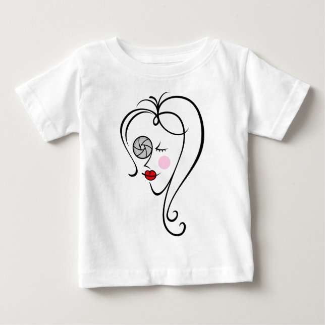Fotograf Baby T-shirt (Vorderseite)