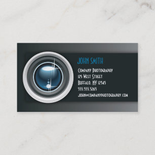 Fotograf-berufliche Geschäfts-Karte Visitenkarte