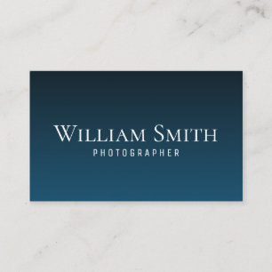 Fotograf berufliches tiefes blaues Trendy für ihn Visitenkarte