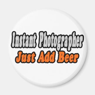 Fotograf...Bier hinzufügen Magnet
