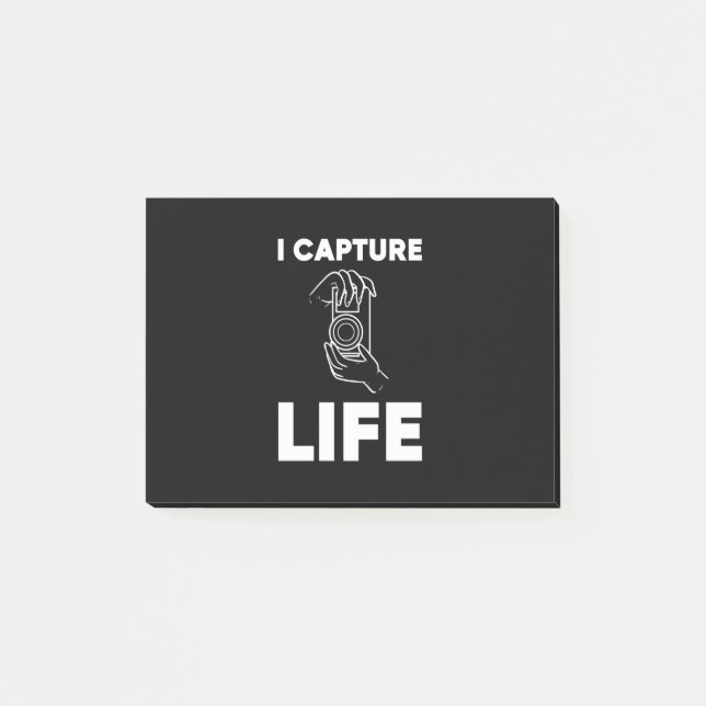 Fotograf Capture Life Post-it Klebezettel (Vorderseite)