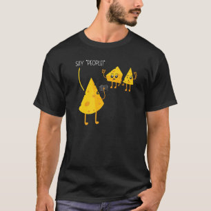 Fotograf Cheesy Mozzarella Cheddar Camera T-Shirt