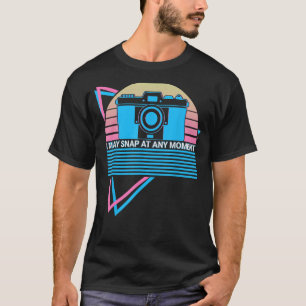 Fotograf der Kamera, kann ich an jedem beliebigen T-Shirt
