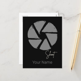 Fotograf Design Vintage Blende Retrokamera Feiertagspostkarte