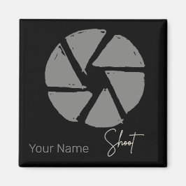 Fotograf Design Vintage Blende Retrokamera Magnet