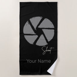 Fotograf Design Vintage Blende Retrokamera Strandtuch