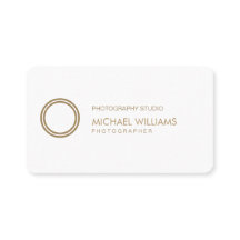 Fotograf - eleganter Professioneller weißes Symbol